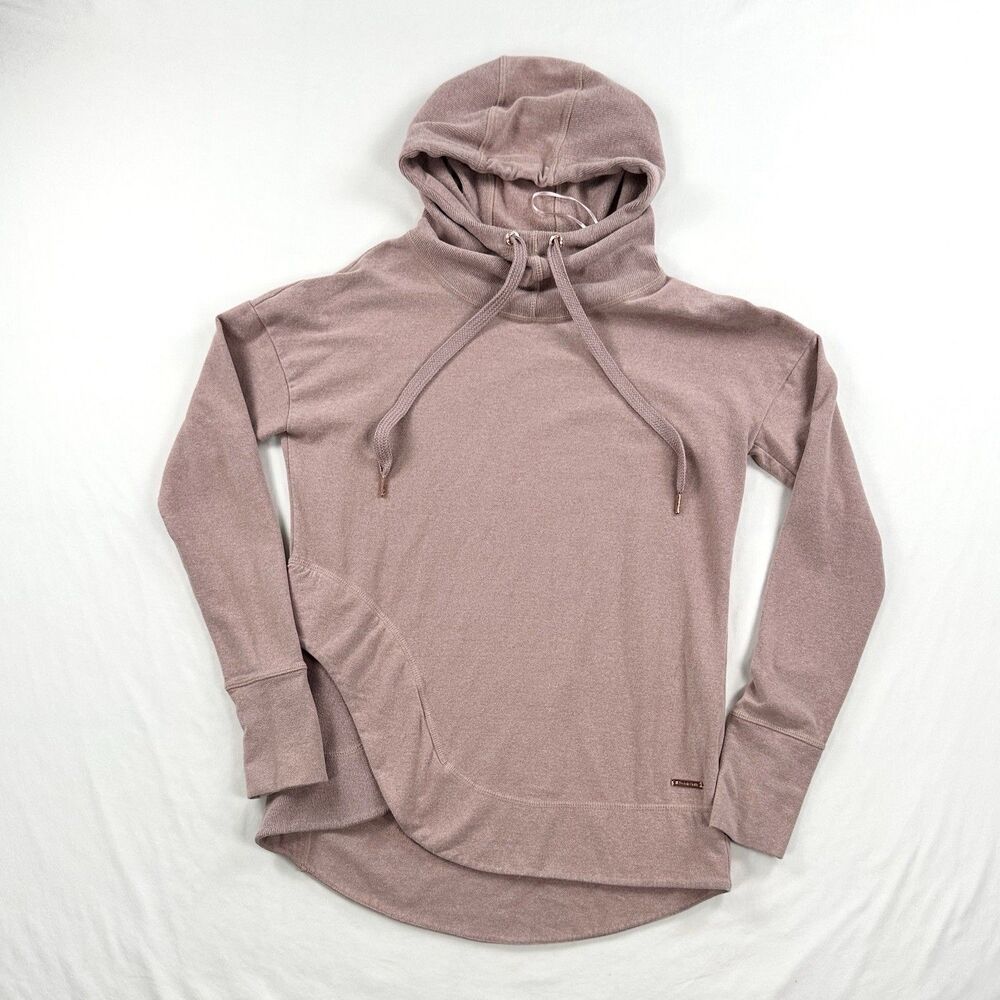 SWEATY BETTY Escape Luxe Hoodie Hoody Sweatshirt Size Small Funnel Cowl Neck Gym